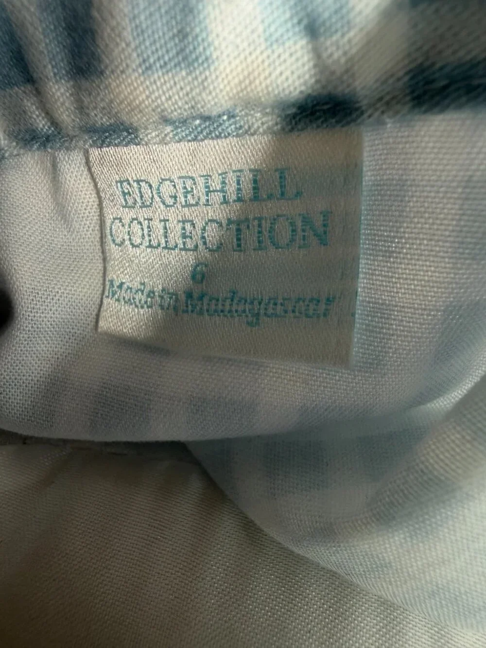 Edgehill Collection Boys Plaid Light Blue  Shirt and Pants Set NWT